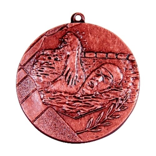 Medalis K10 Plaukimas - 50 mm - Bronza