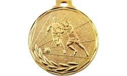 Medalis E10 Futbolas - 50 mm - Auksinė