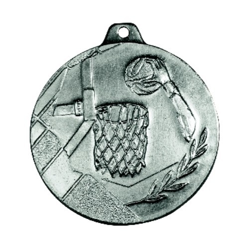 Medalis K7 Krepšinis - 50 mm - Sidabrinė