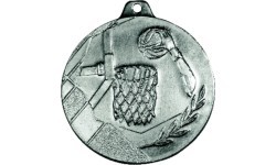 Medal K7 Basketball - 50 mm - Silver