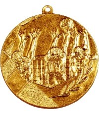 Медаль волейбол K6 - 50 мм - Золотой