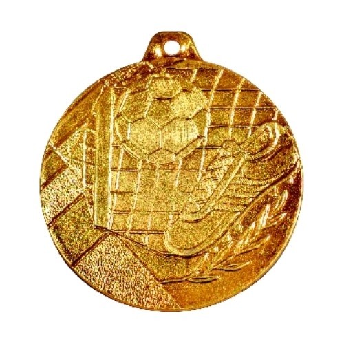 Medalis K5 Futbolas - 50 mm - Auksinė