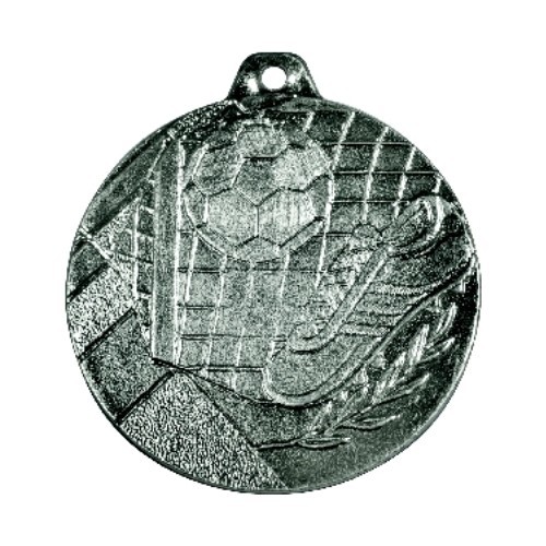 Medalis K5 Futbolas - 50 mm - Sidabrinė
