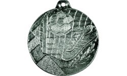 Medal K5 Football - 50 mm - Silver