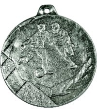 K4 Football Medal - 50 mm - Silver