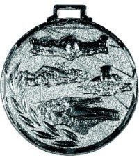 Medal E9 Swimming - 50 mm - Silver
