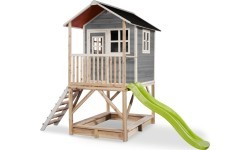 EXIT Loft 500 wooden playhouse - grey