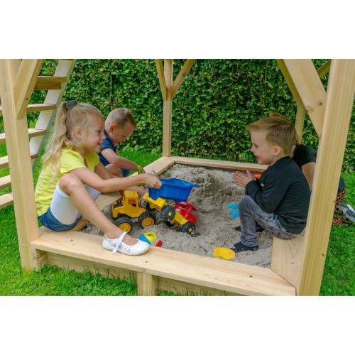 EXIT Loft 500 wooden playhouse - grey