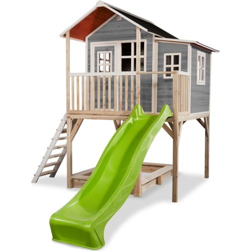EXIT Loft 750 wooden playhouse - gray