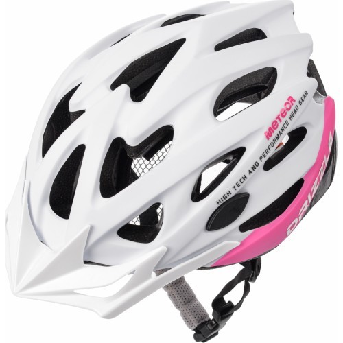 cycling helmet mv29 drizzle - White/Pink