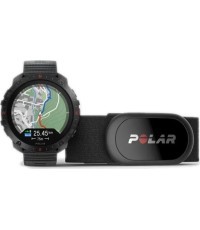 Polar Grit X2 Pro Sport išmanusis laikrodis - Juoda - Su H10 širdies ritmo jutikliu