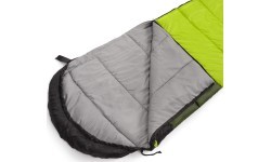 Śpiwór meteor bombay l - Black / Green