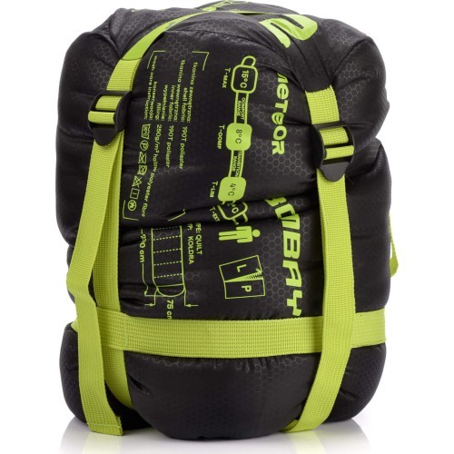 Спальный мешок Meteor Bombay L - Black / green