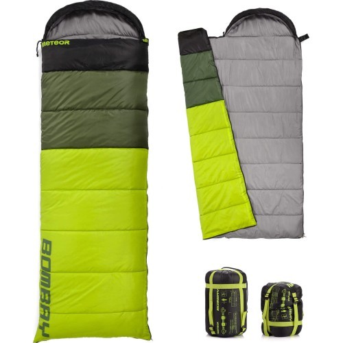 Спальный мешок Meteor Bombay L - Black / green