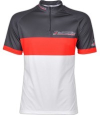 Marškinėliai InSPORTline Pro Team Cycling - Raudona/balta/juoda