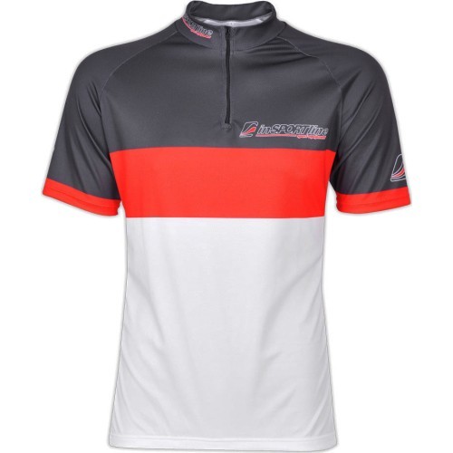 Marškinėliai InSPORTline Pro Team Cycling - Raudona/balta/juoda