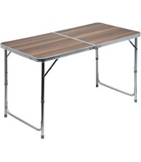 Складной туристический стол Cattara Double – коричневый