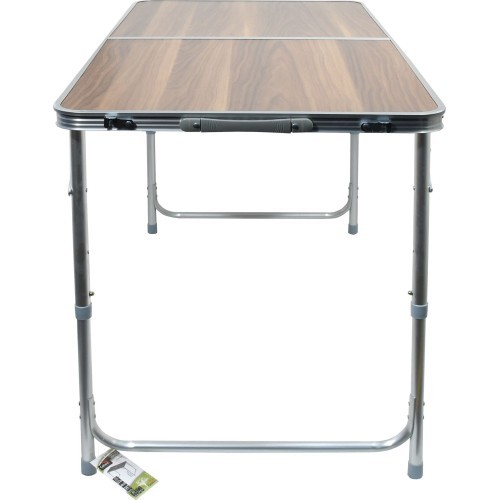 Foldable Camping Table Cattara Double - Brown