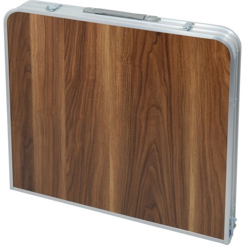 Foldable Camping Table Cattara Double - Brown