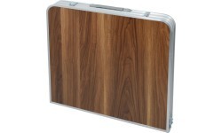 Foldable Camping Table Cattara Double - Brown