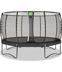 Batutas EXIT Allure Premium ø427 cm su apsauginiu tinklu, juodas