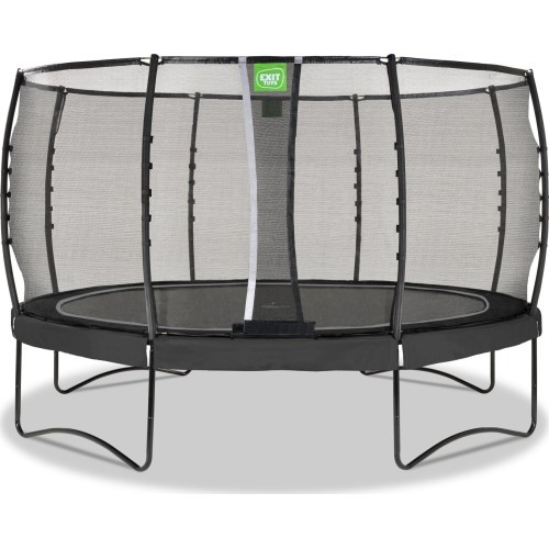 Batutas EXIT Allure Premium ø427 cm su apsauginiu tinklu, juodas