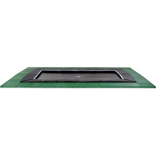 EXIT Dynamic įleidžiamas batutas 244x427 cm su Freezone apsauginėmis plytelėmis, juodas