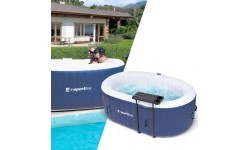 Inflatable Hot Tub inSPORTline Voytano 150 x 80 x 65 cm - Blue