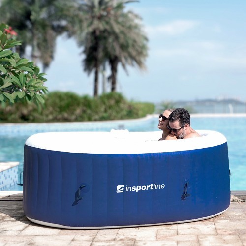 Inflatable Hot Tub inSPORTline Voytano 150 x 80 x 65 cm - Blue