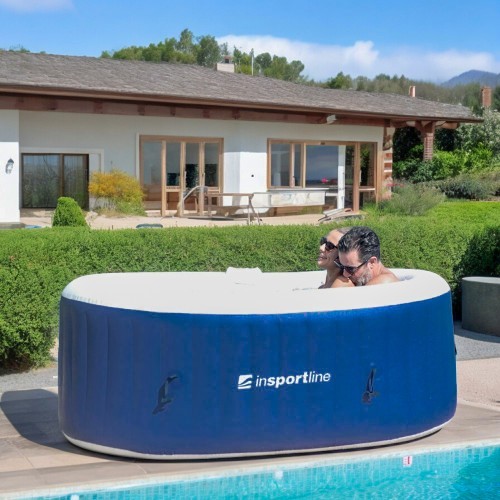 Inflatable Hot Tub inSPORTline Voytano 150 x 80 x 65 cm - Blue