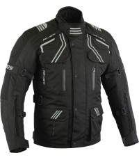 Vyriška moto striukė Bos Temper - Juoda