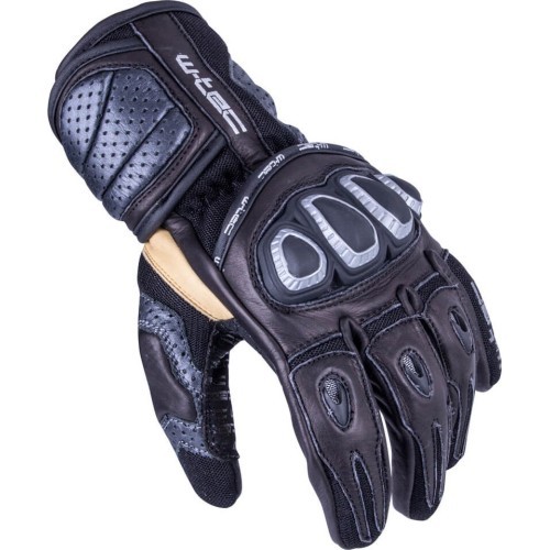 Vyriškos moto pirštinės W-TEC Crushberg - Juoda