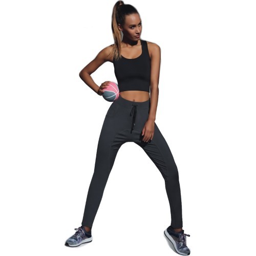 Women's Sports Leggings BAS BLACK Lorena - Graphite