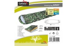 Спальный мешок Cattara Army +5°C