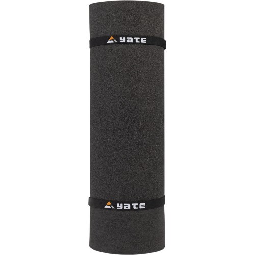 Коврик Yate Comfort Wide, 14 мм, с резинками – чёрный