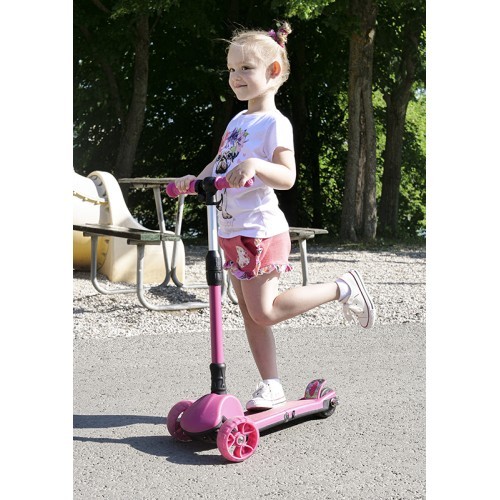 Beaster Kids BS02KSP Children's Electric Scooter, Pink, for Kids 6+