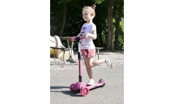 Beaster Kids BS02KSP Children's Electric Scooter, Pink, for Kids 6+