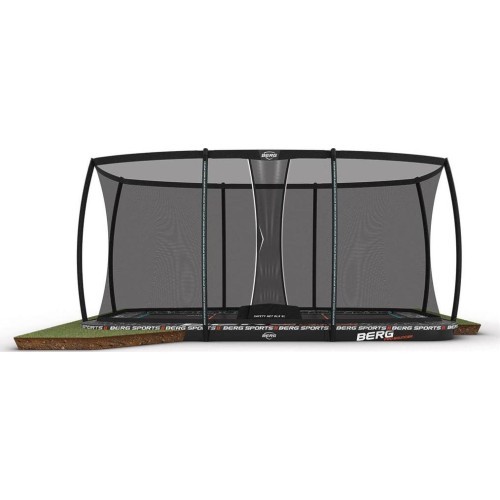 BERG Sports Ultim Pro Bouncer FlatGround 500 + apsauginis tinklas XL