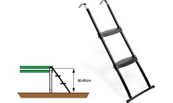 EXIT batuto kopėčios 80–95 cm rėmo aukščiui