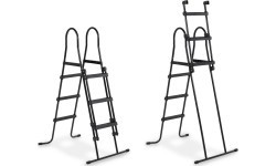 Бассейн EXIT Black Leather 400x200x100 см с фильтр-насосом, чёрный