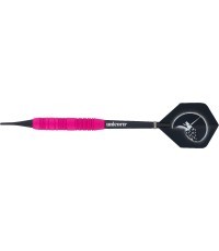 Smiginio strėlytės Unicorn Core Plus Rubberized Brass Pink, 3 vnt.