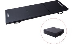 Складной гимнастический мат inSPORTline Trifold 195 x 90 x 5 см - Чёрный