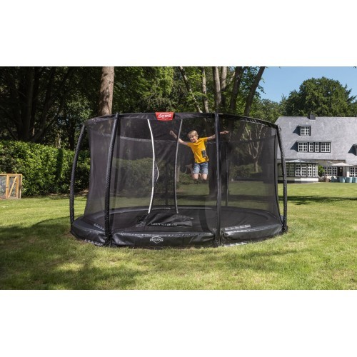 BERG Champion InGround 430 pilka + apsauginis tinklas Deluxe