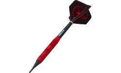 Дротики Unicorn Core Plus Rubberized Brass Red, 3 шт.