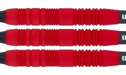 Smiginio strėlytės Unicorn Core Plus Rubberized Brass Red, 3 vnt.