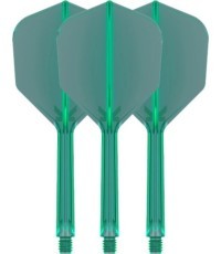 Smiginio sparneliai Target K-Flex No.6 Medium, 3 vnt. - Žalia