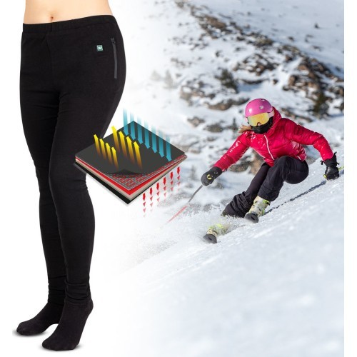 Women’s Heated Pants W-TEC Insupants Lady - Black