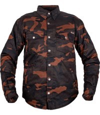 Motociklininko marškiniai BOS Lumberjack - Dark Camo