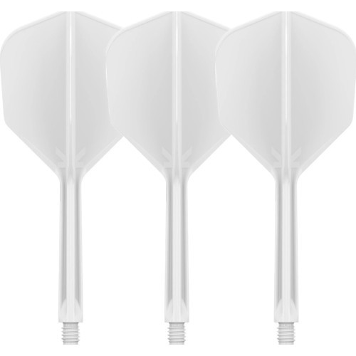 Dart Flights Target K-Flex No.6 In Between – 3-Pack - White