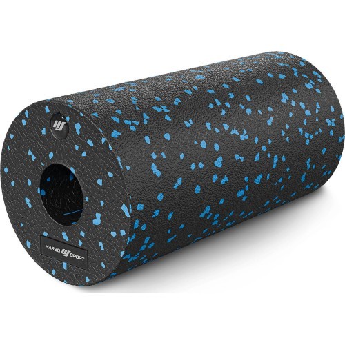 Wałek/roller do masażu EPP 30 cm czarny/niebieski - Marbo Sport